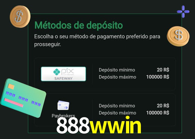 O cassino 888wwin oferece uma grande variedade de métodos de pagamento